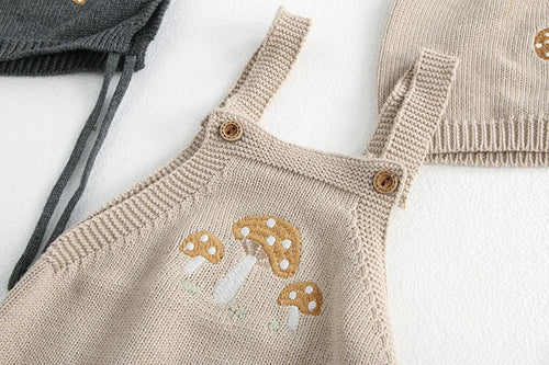 Mushroom Embroidery knit