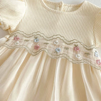 Oli dainty floral skirted romper