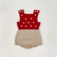 Dotty Romper and Cardigan