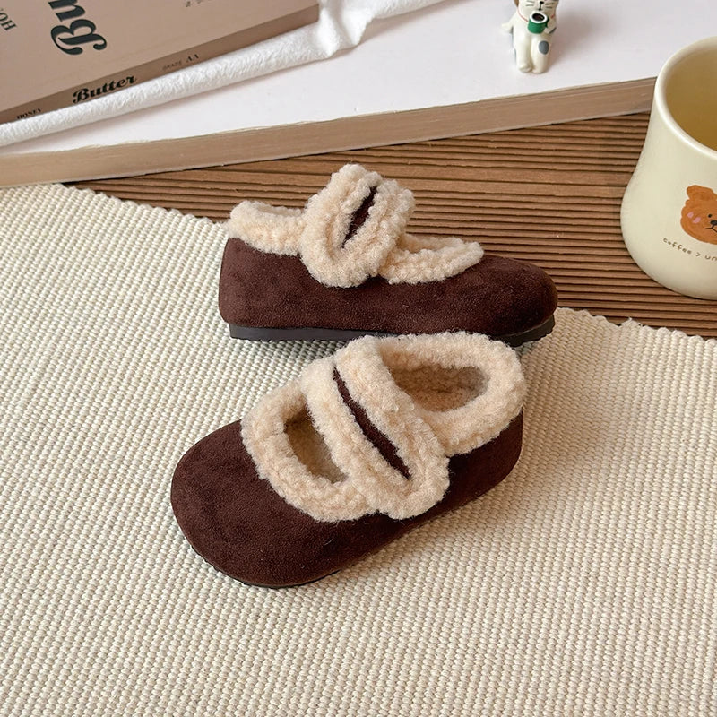 Winter lined ballerinas