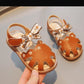 Bow toddler sandals