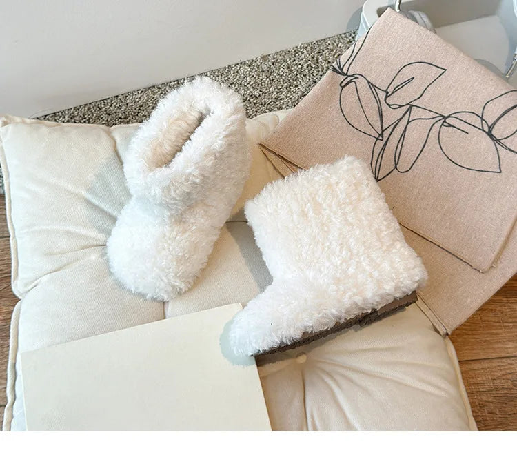 Teddy warm cozy booties