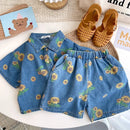 The sunflower denim set
