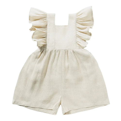 Sarah frilled summer overalls