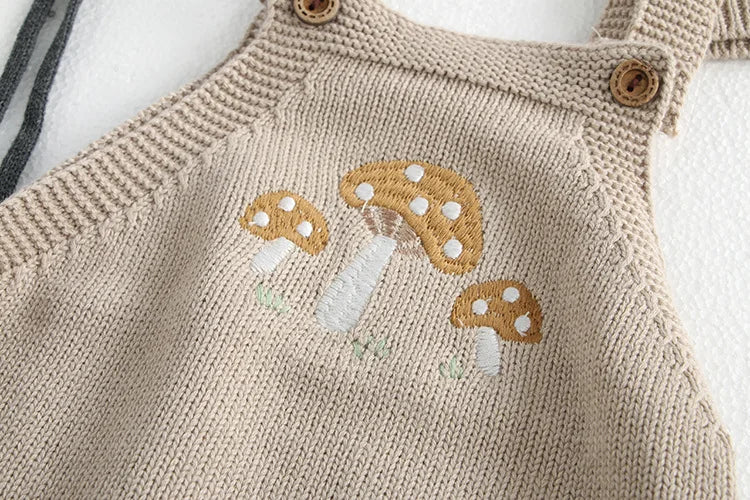 Mushroom Embroidery knit