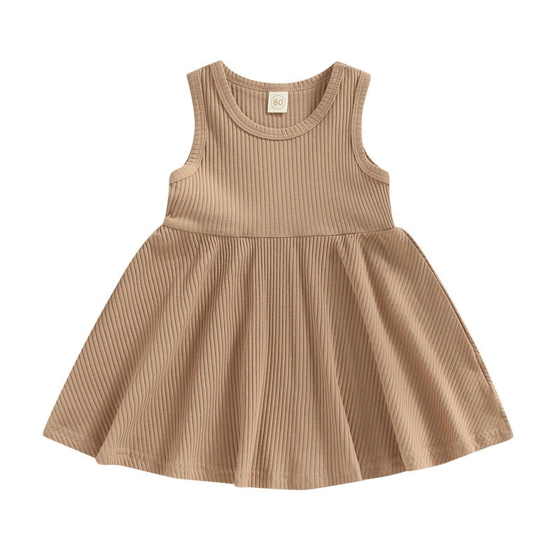 The Basic Twirling Dress Mocha