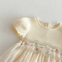 Oli dainty floral skirted romper