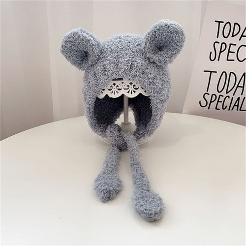 Teddy bear soft bonnet