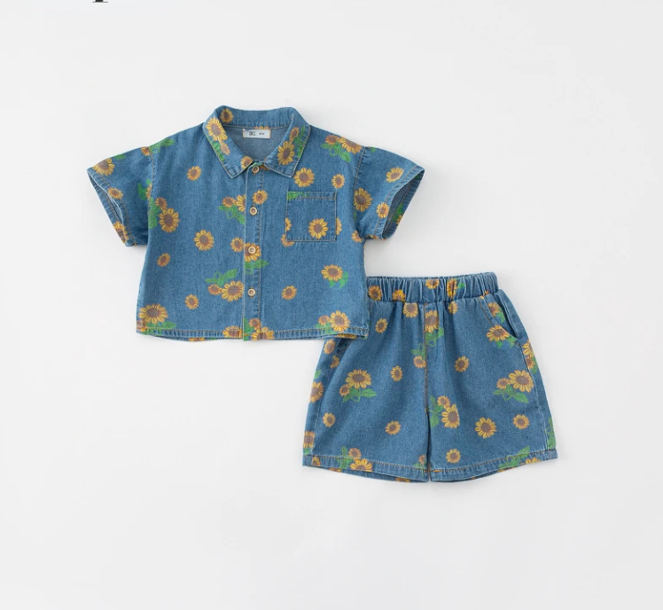 The sunflower denim set