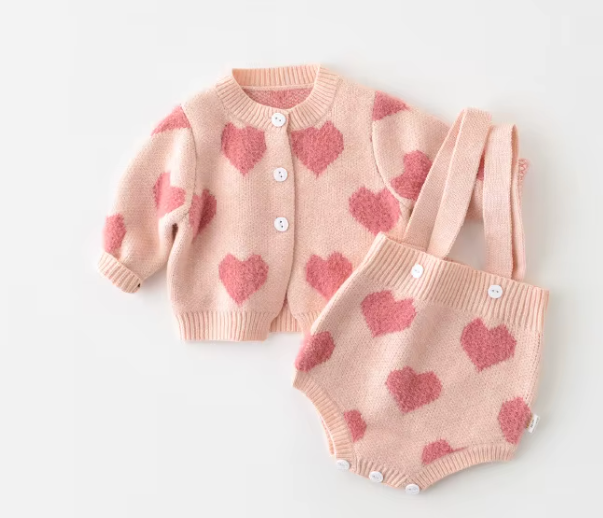 Lovely knitted set