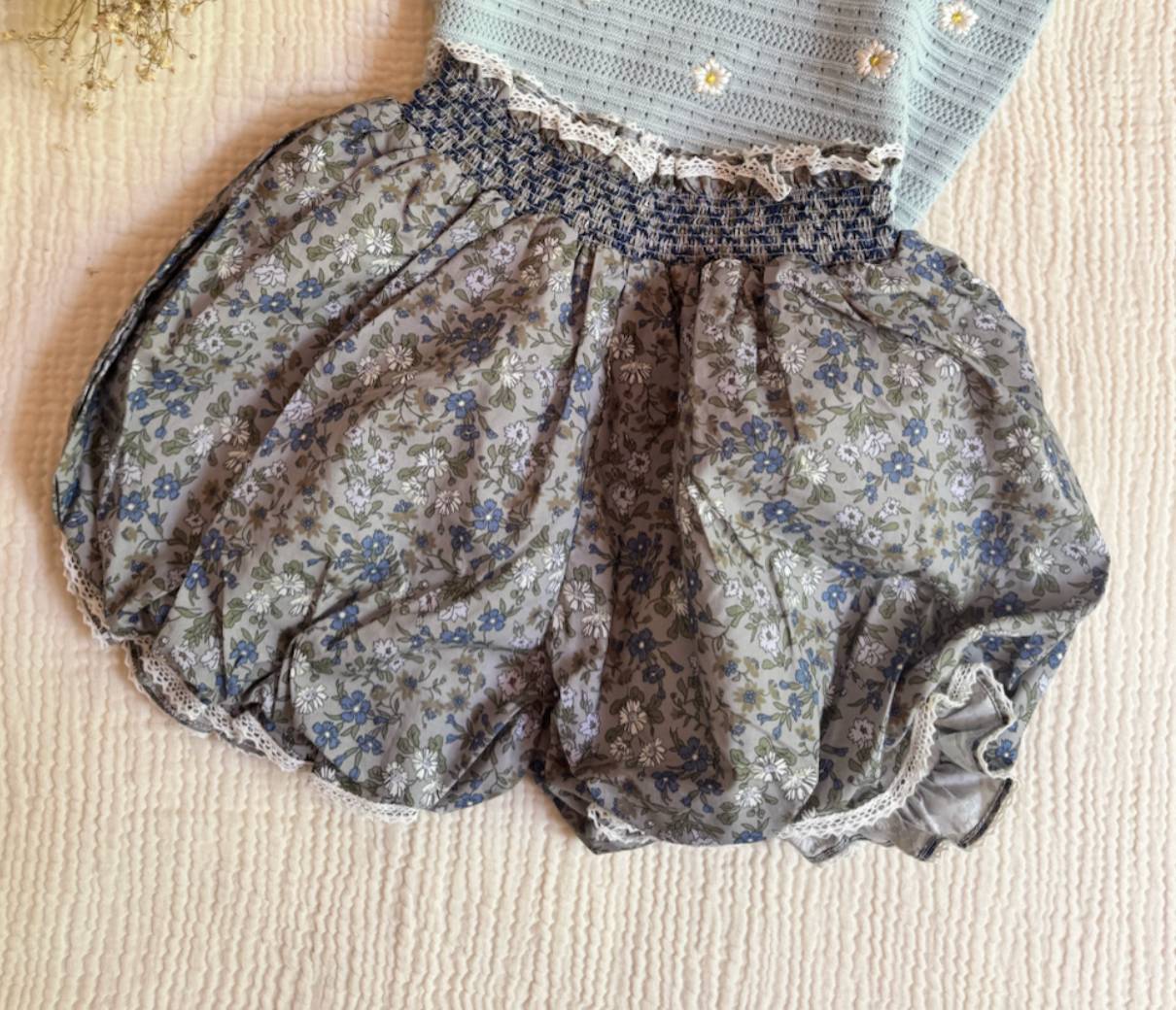 Lace trimmed Puff Bloomers