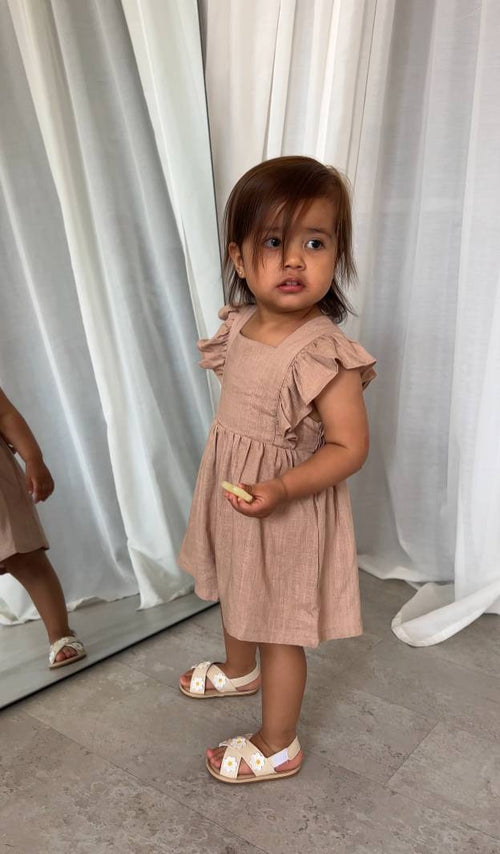 Sarah frilled summer overalls