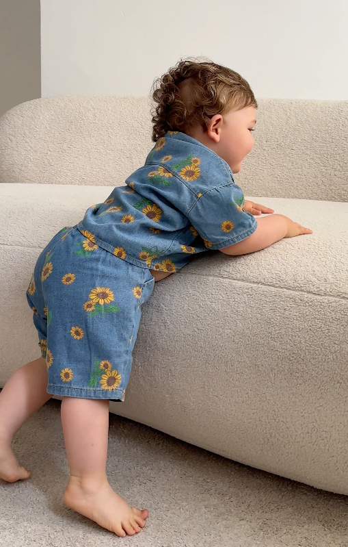 The sunflower denim set