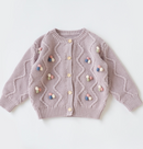 The poms cardigan