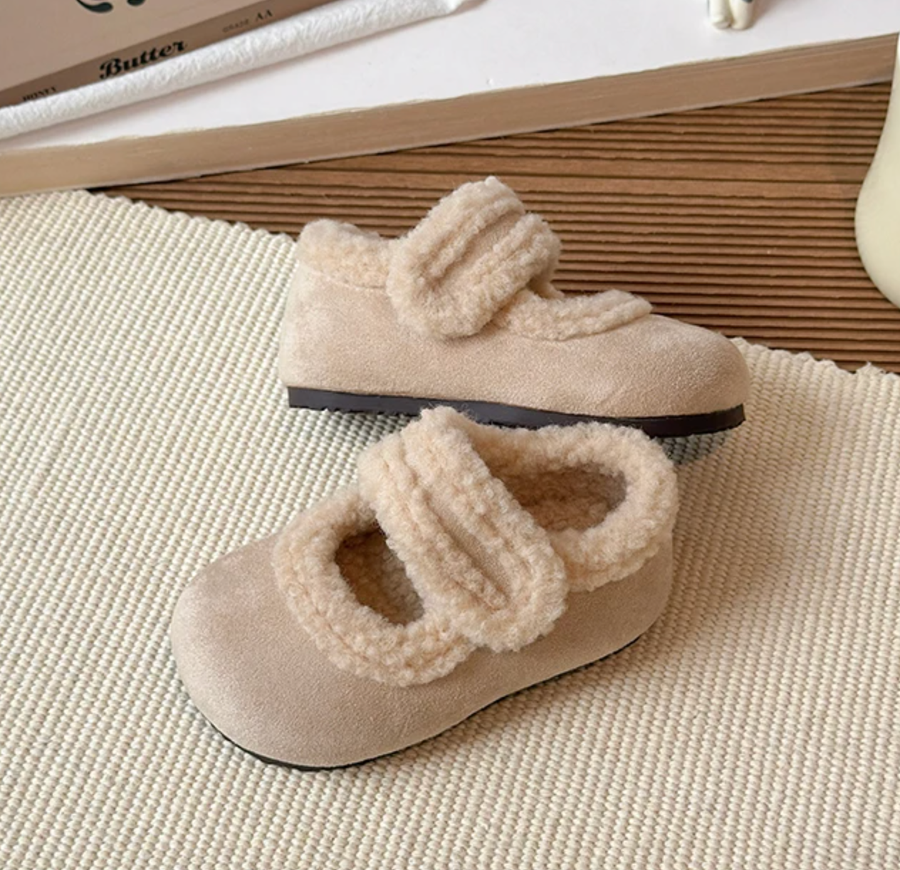 Winter lined ballerinas