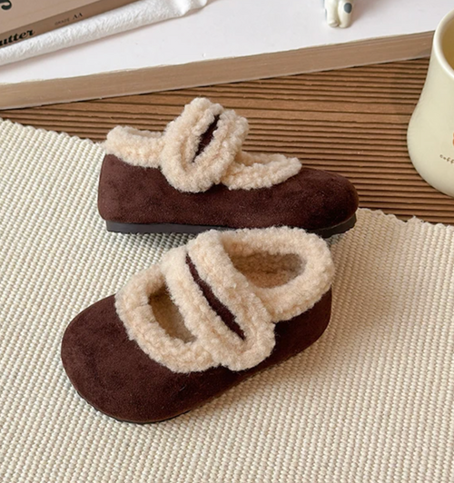 Winter lined ballerinas