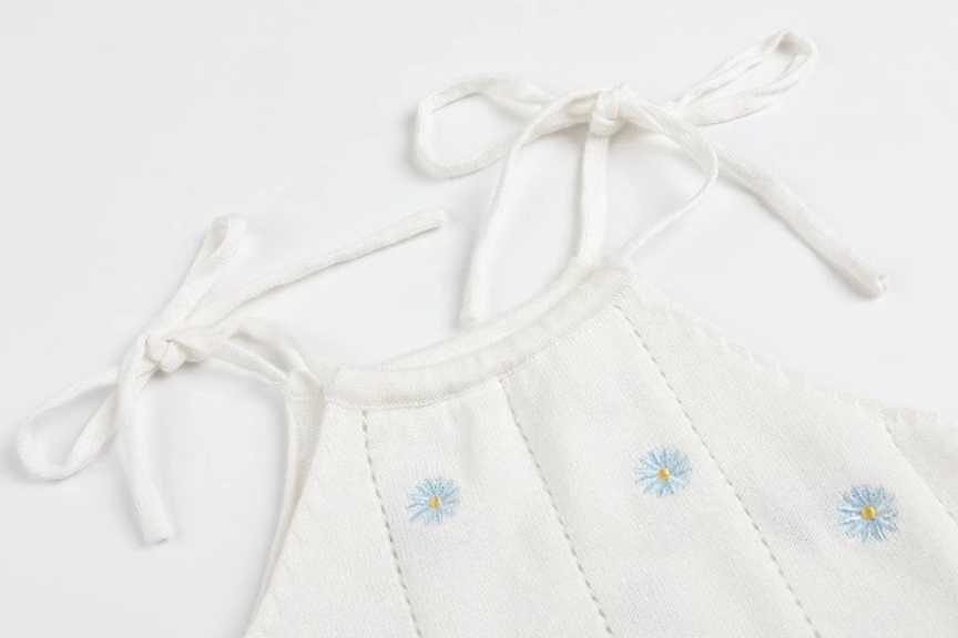 Sky Daisy Charm Romper