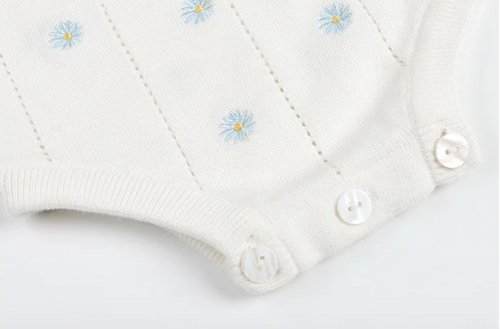 Sky Daisy Charm Romper