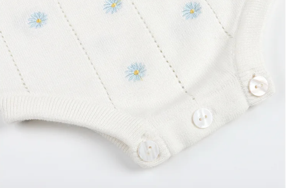 Sky Daisy Charm Romper
