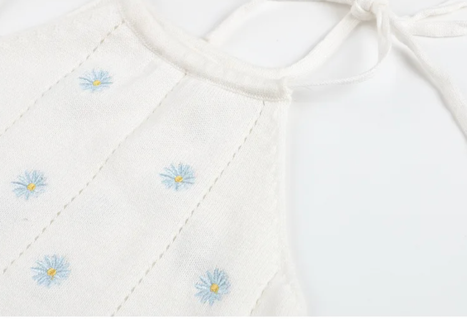 Sky Daisy Charm Romper