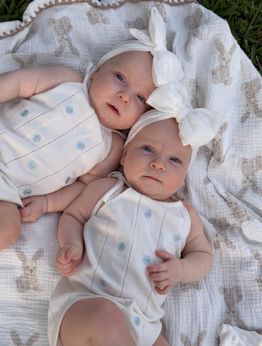 Sky Daisy Charm Romper