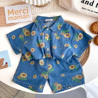 The sunflower denim set