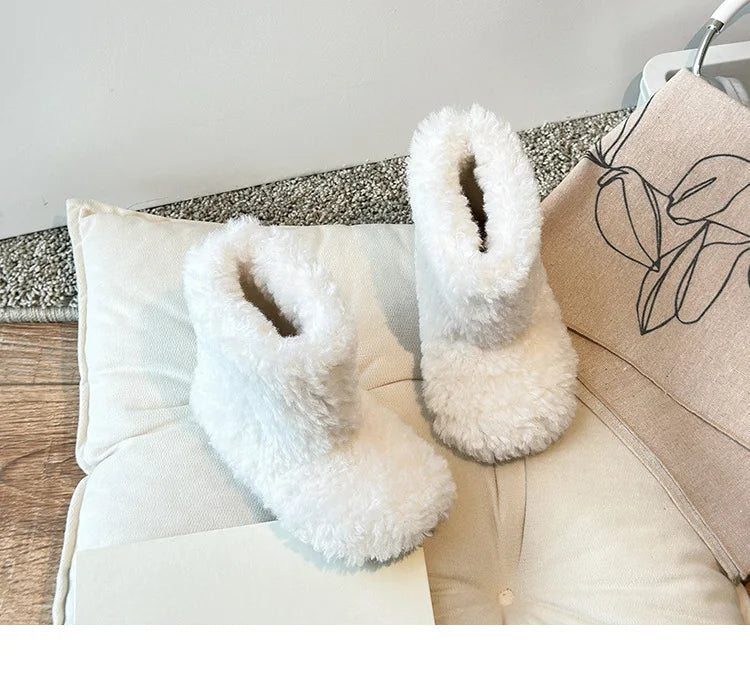 Teddy warm cozy booties