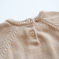 The mushroom romper Camel