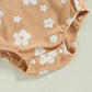 Grace Floral Romper Mocha