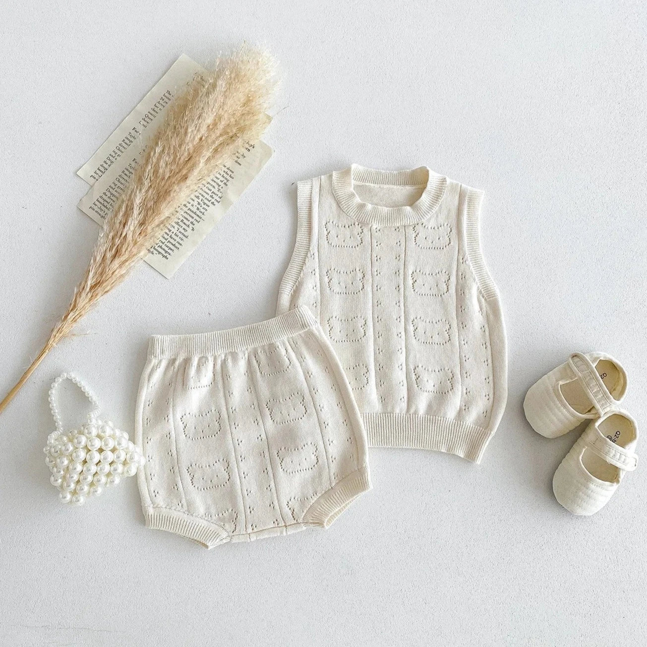 Baby bear spring set White