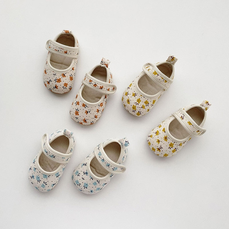 Floral Soft Baby Shoes