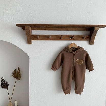 Beary cozy  overall Brown