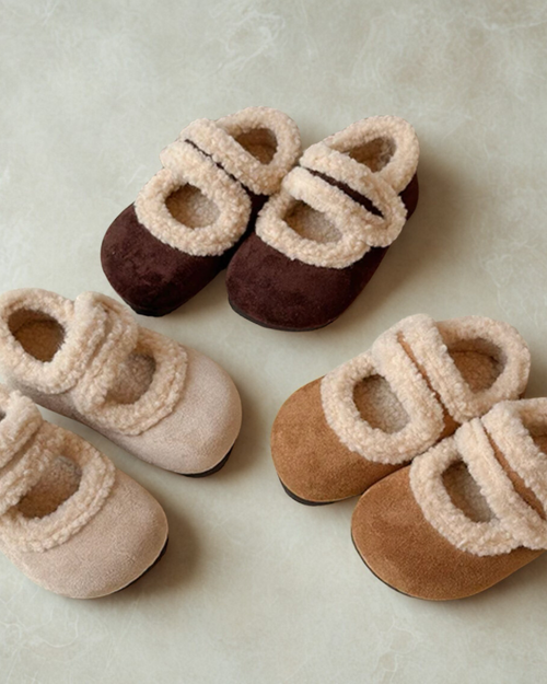 Winter lined ballerinas