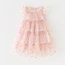 Sparkly tulle layered dress