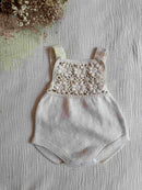 Blossom Crochet Knitted Romper