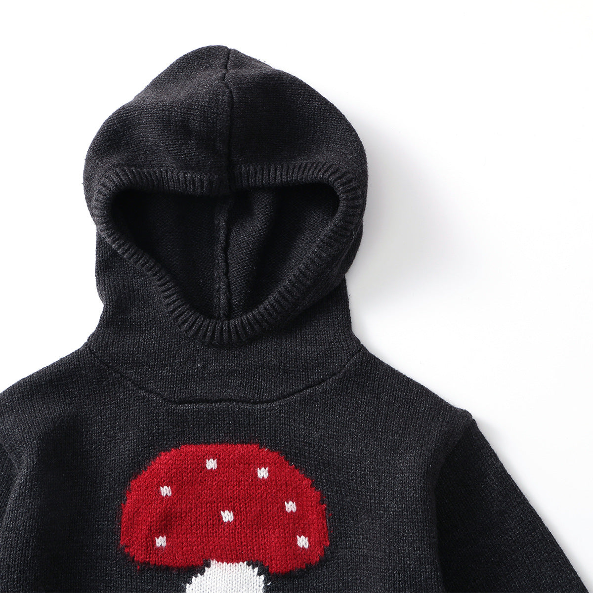 The knitted mushroom hoodie