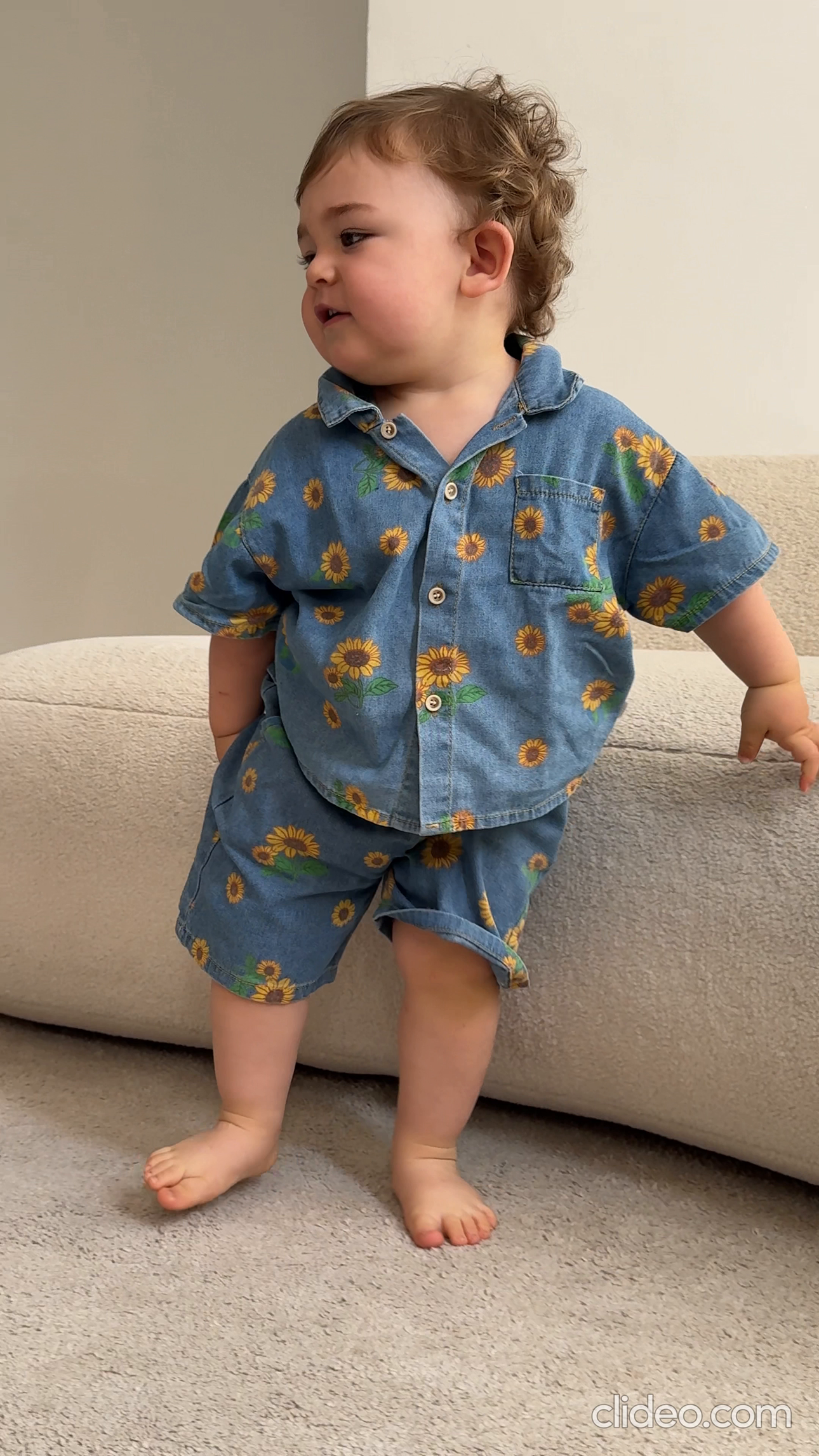The sunflower denim set