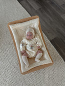 Bouquet knitted Romper Beige