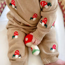 The mushroom romper Camel