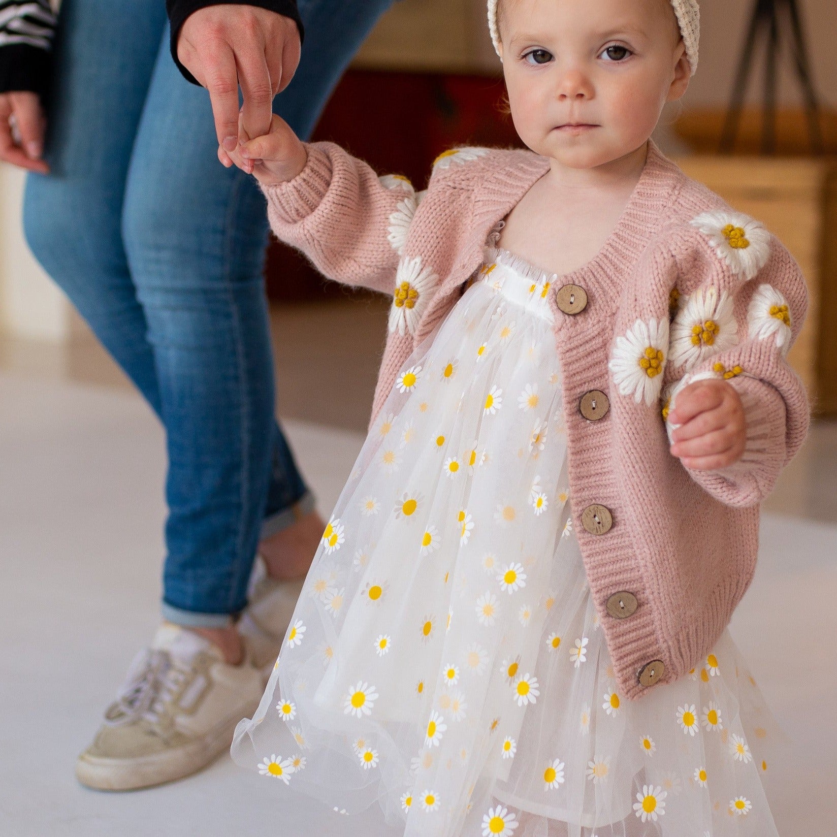 Daisy Tulle Dress White