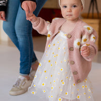 Daisy Tulle Dress White