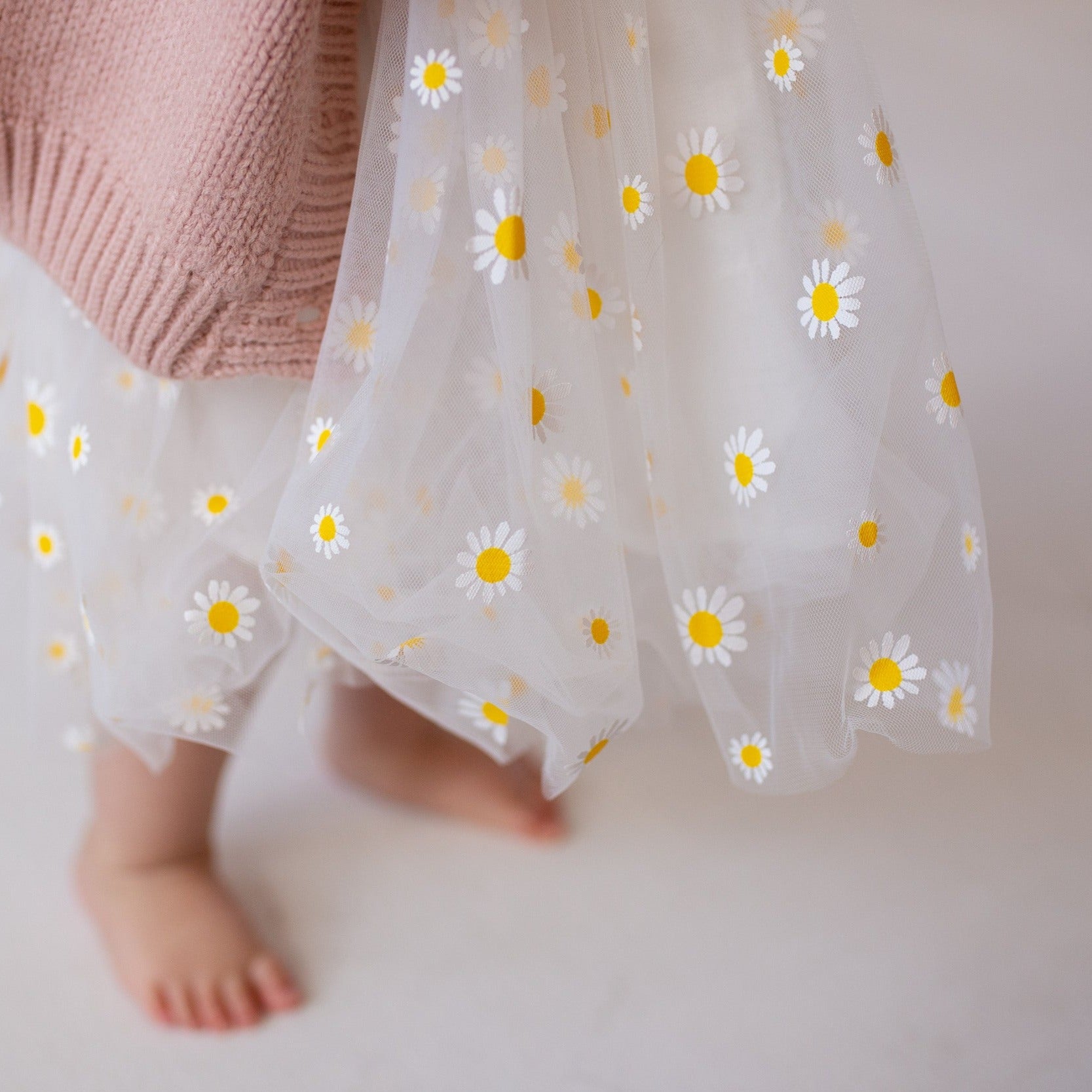Daisy Tulle Dress White
