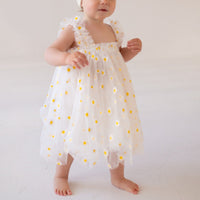 Daisy Tulle Dress White