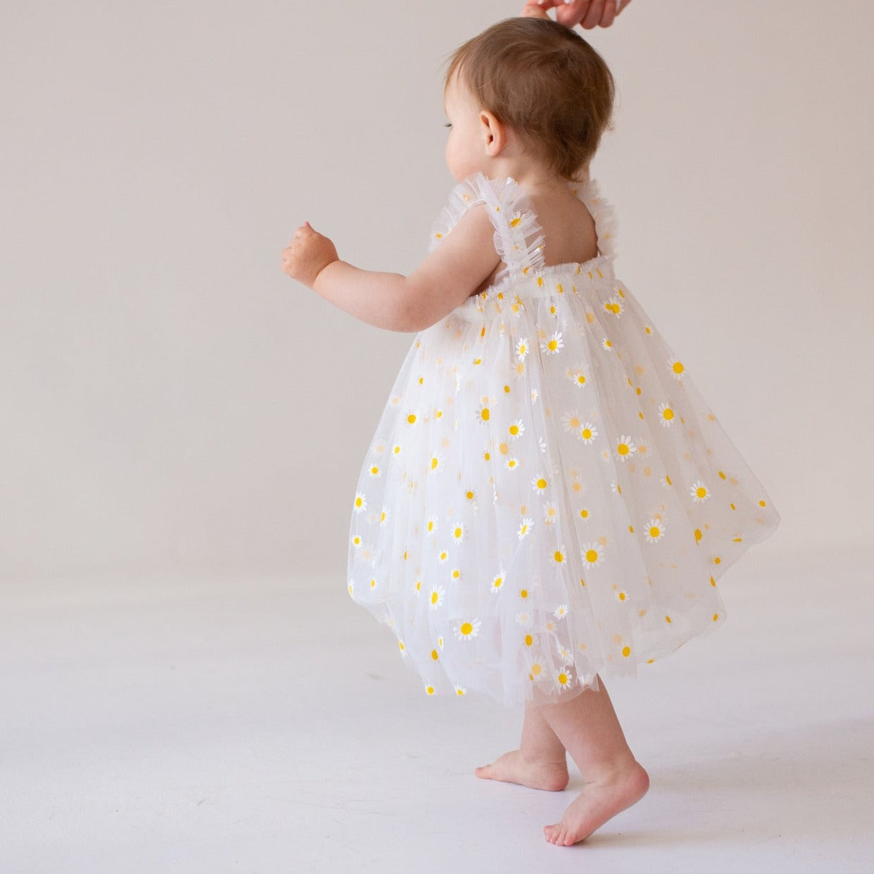 Daisy Tulle Dress White