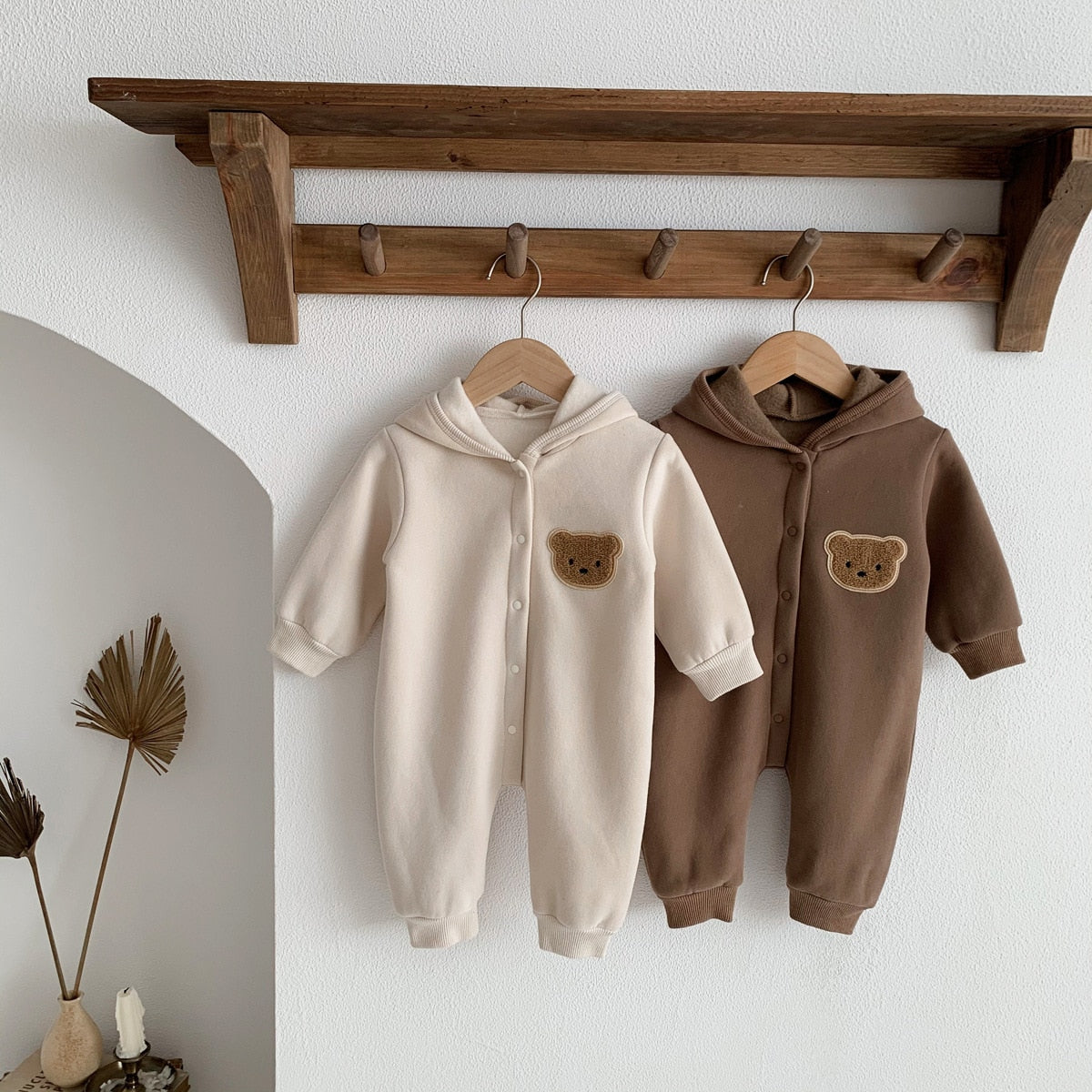 Beary cozy  overall Brown