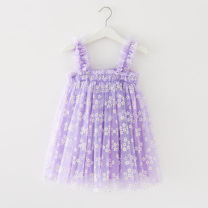 Jasmine Tulle Dress Purple