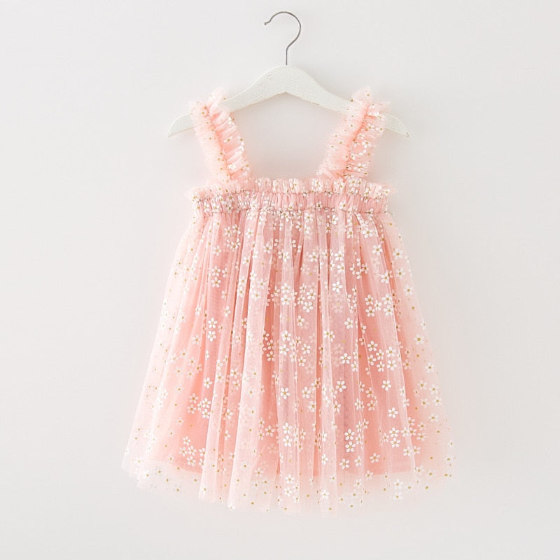 Jasmine Tulle Dress Pink – MINIMONO