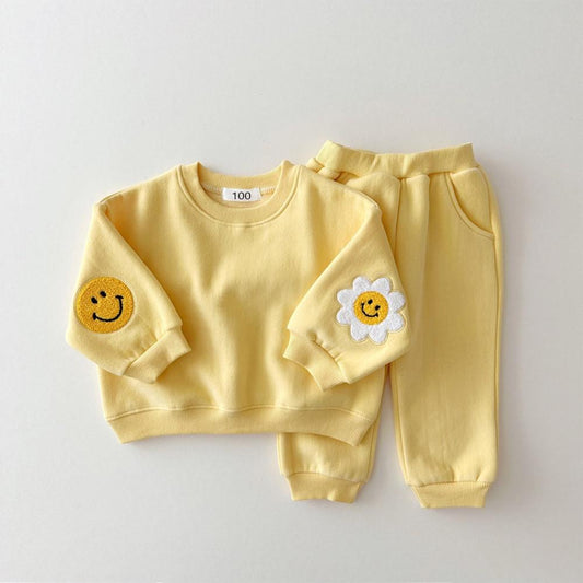 Smiley Daisy tracksuit Yellow