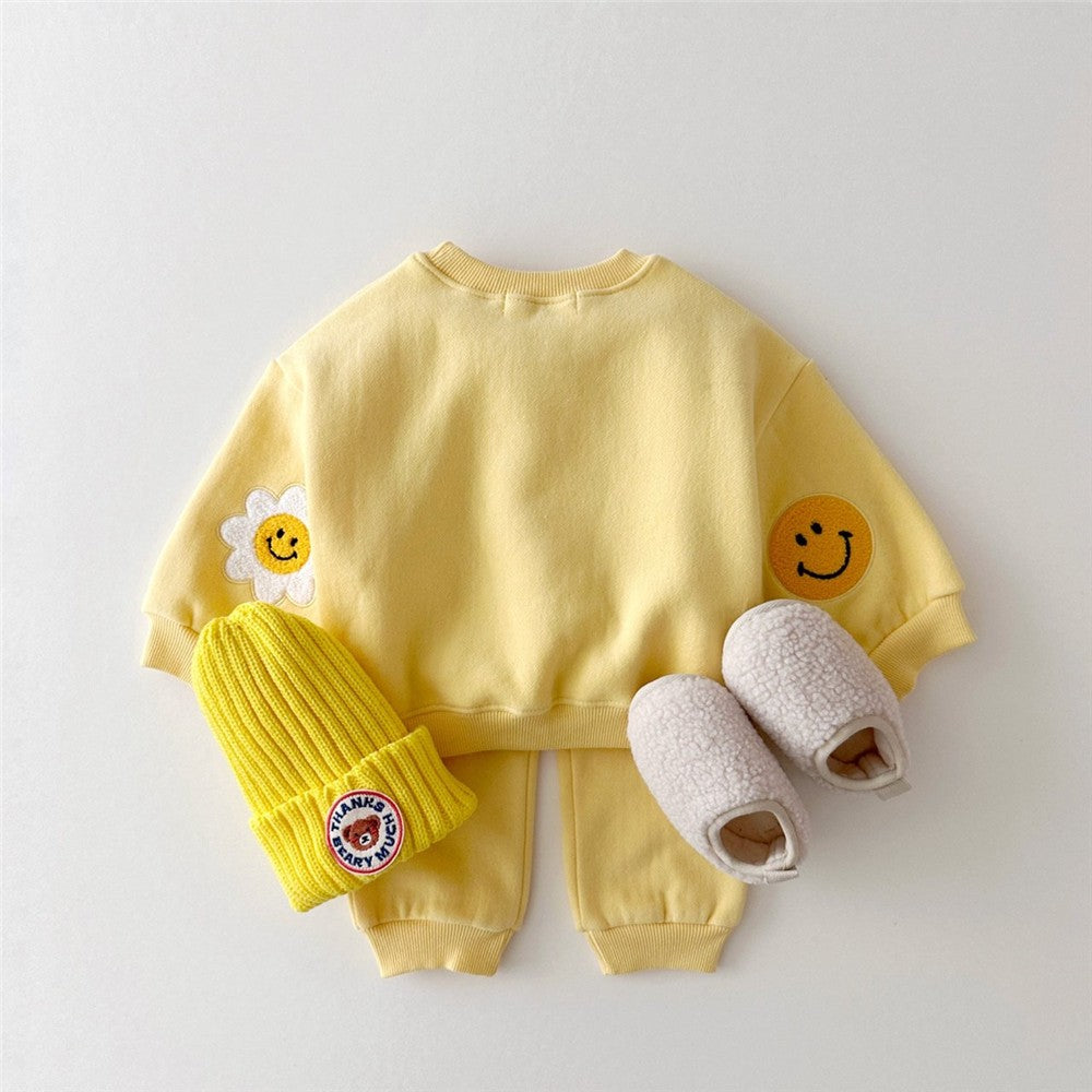Smiley Daisy tracksuit Yellow