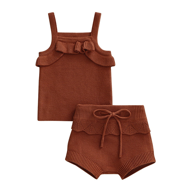 Loli knitted set Brown